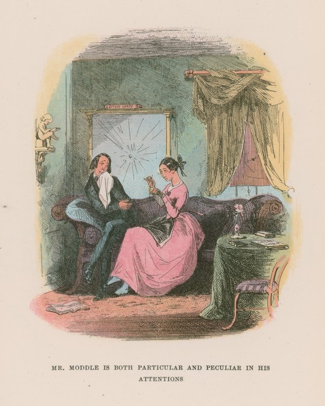 Ilustración para Martin Chuzzlewit de Hablot Knight Browne