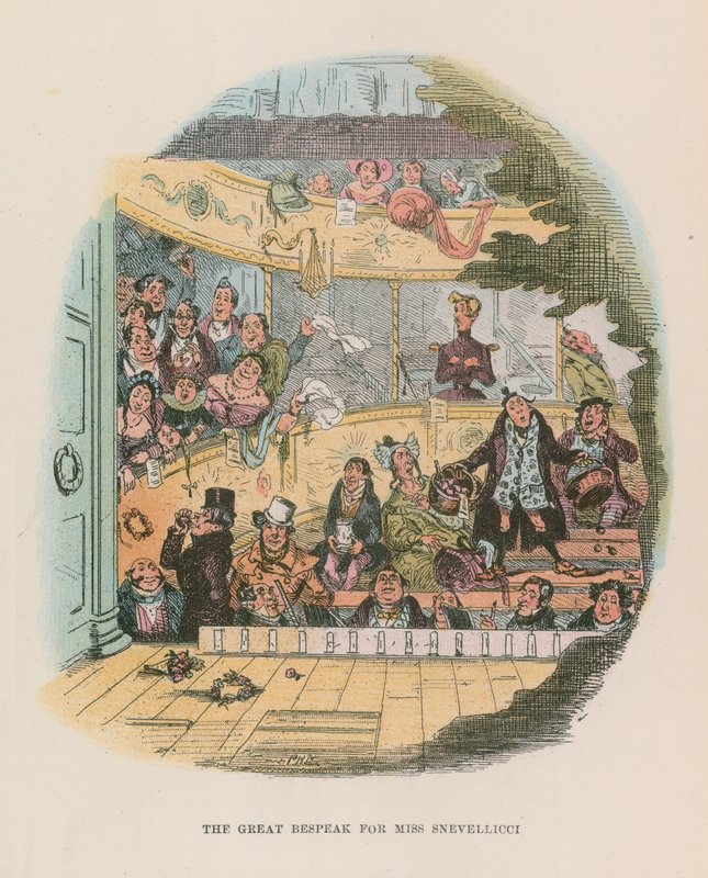 Ilustración para Nicholas Nickleby de Hablot Knight Browne