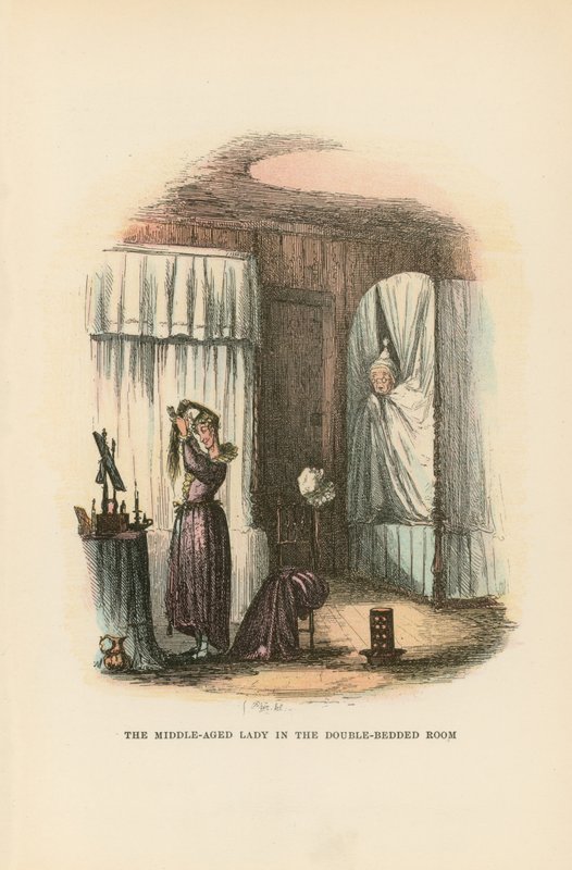 Ilustración para Pickwick Papers de Hablot Knight Browne