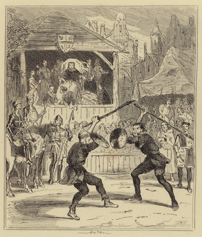 Juicio por Batalla de Hablot Knight Browne