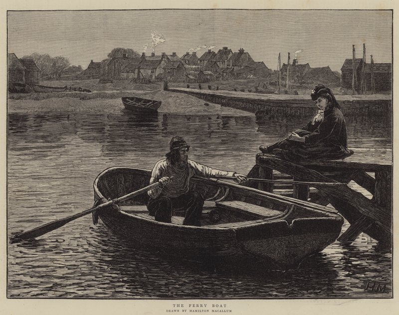 El bote de ferry de Hamilton Macallum