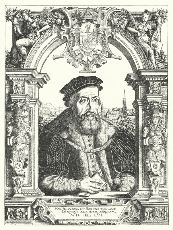 Fernando I, Emperador del Sacro Imperio Romano de Hanns Sebald Lautensack