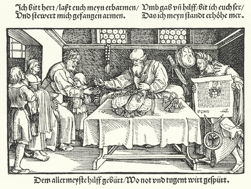 El benefactor de Hans (after) Burgkmair