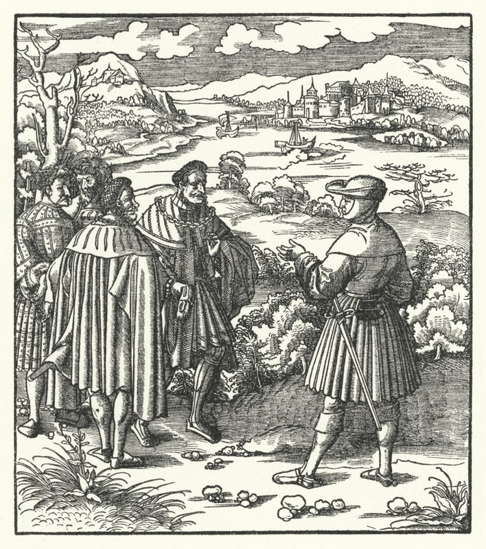 El Sacro Emperador Romano Maximiliano I, c1496 de Hans (after) Burgkmair