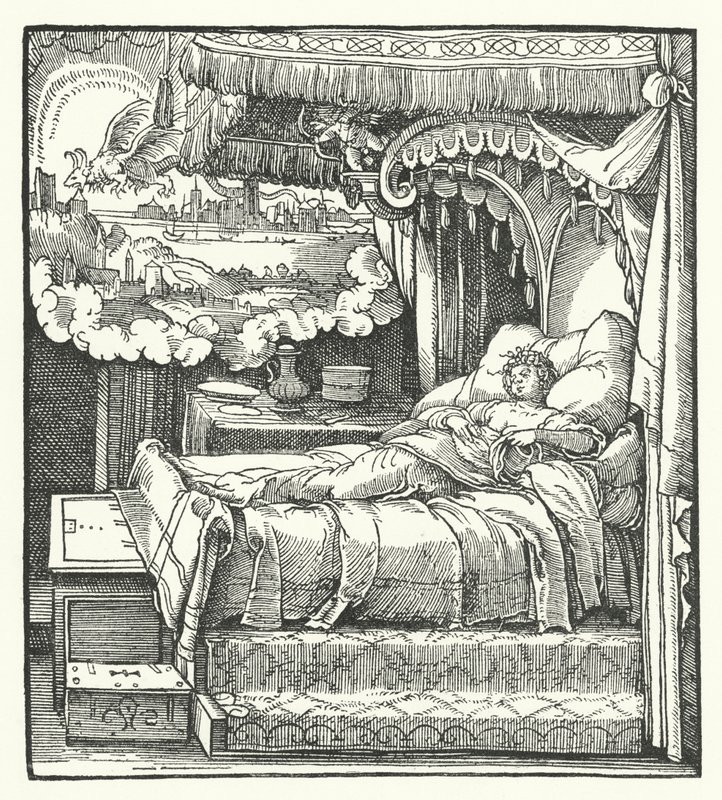 La visión de la Sibila de Hans (after) Burgkmair