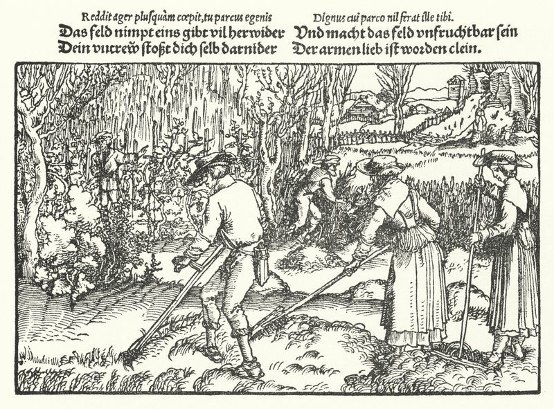 Los Segadores de Hans (after) Burgkmair