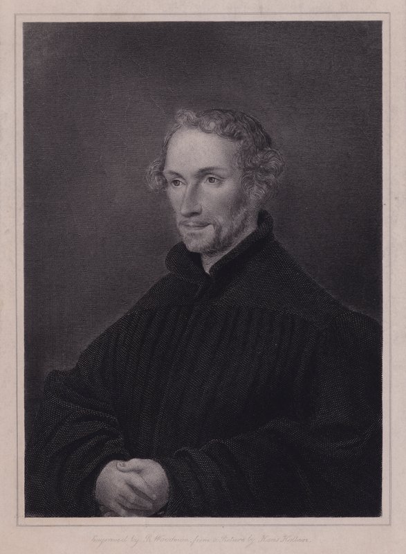 Philipp Melanchthon, reformador protestante alemán y colaborador de Martin Luther de Hans (after) Holbein the Younger