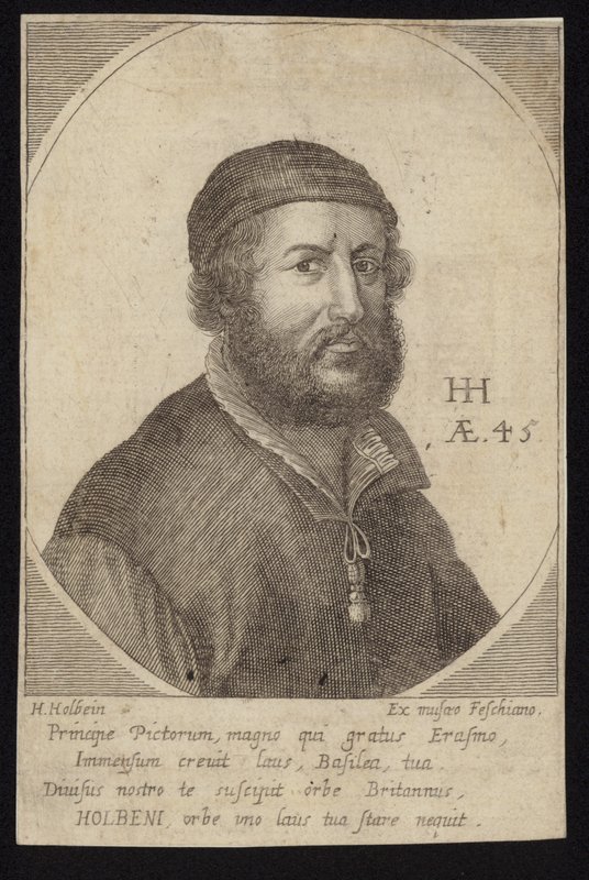 Autorretrato de Hans Holbein de Hans Holbein der Jüngere