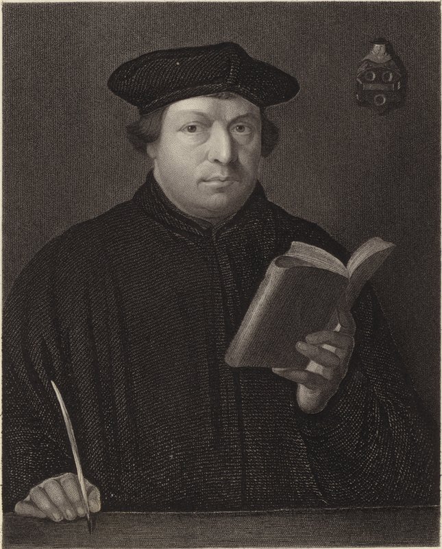 Martín Lutero de Hans Holbein der Jüngere