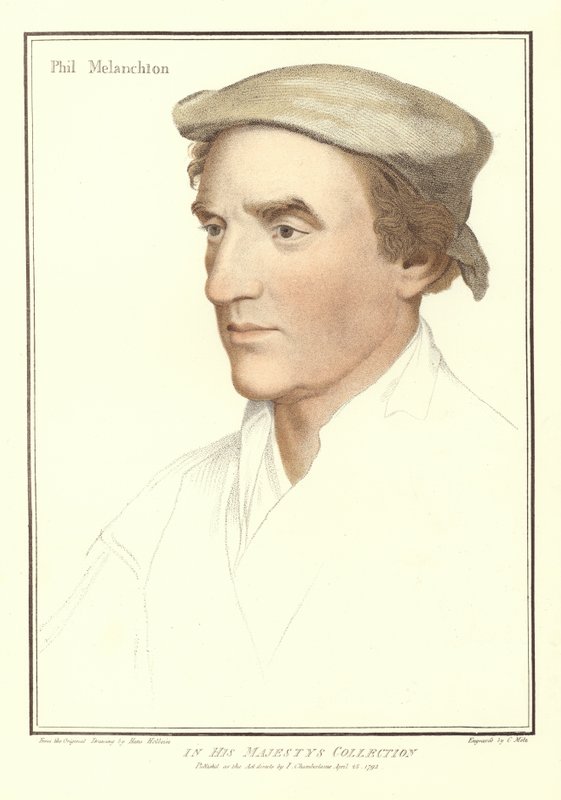 Philipp Melanchthon de Hans Holbein der Jüngere