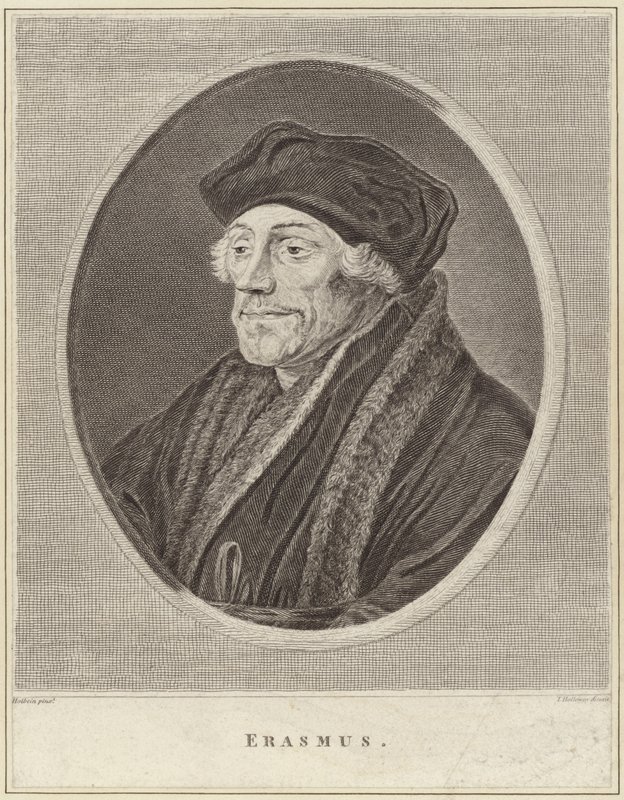 Retrato de Desiderio Erasmo de Hans Holbein der Jüngere