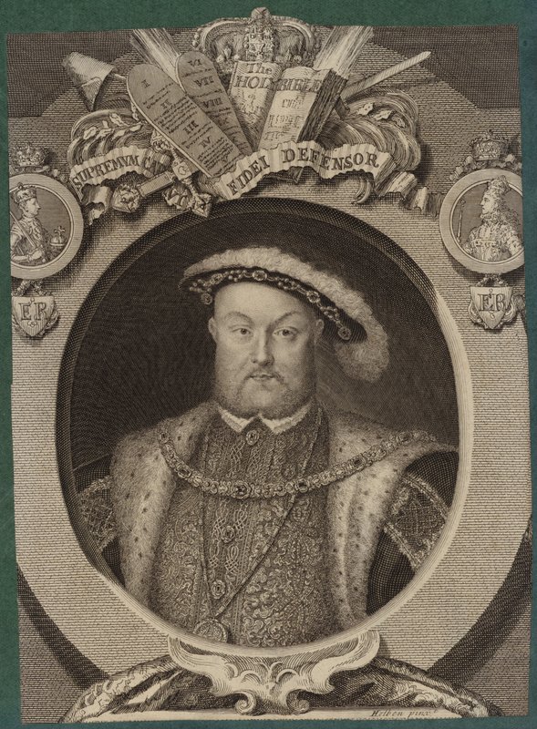 Retrato del Rey Enrique VIII de Inglaterra de Hans Holbein der Jüngere