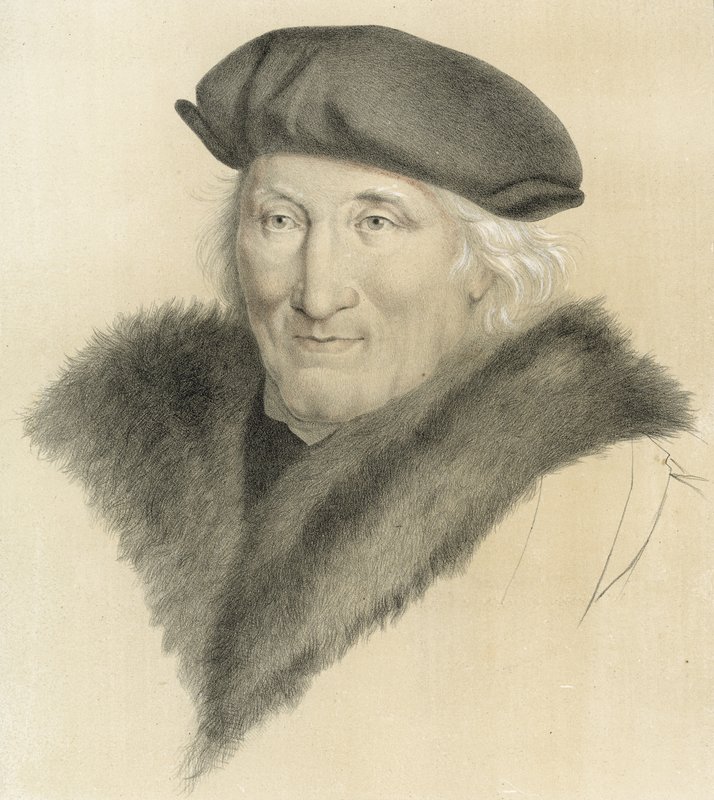 Retrato no identificado por Hans Holbein, de la Colección Real Inglesa de Hans Holbein der Jüngere