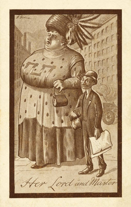 Su amo y señor (litografía) de Hans Horina