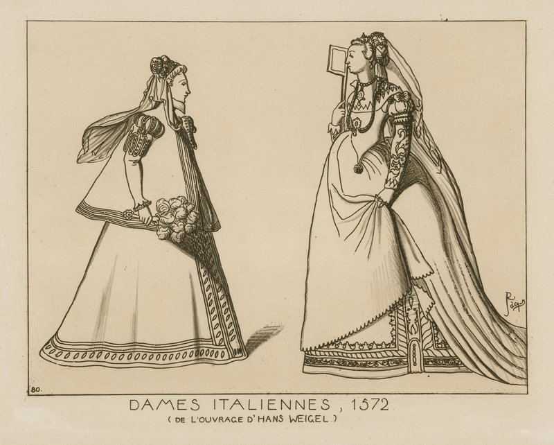 Mujeres italianas, 1572 de Hans Weigel