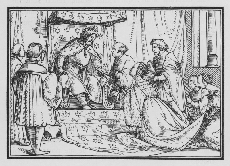 Ester es coronada reina, Ester II, 17 de Hans after Holbein the Younger