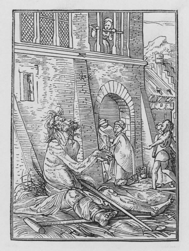 La danza de la muerte: El Mendigo de Hans after Holbein the Younger
