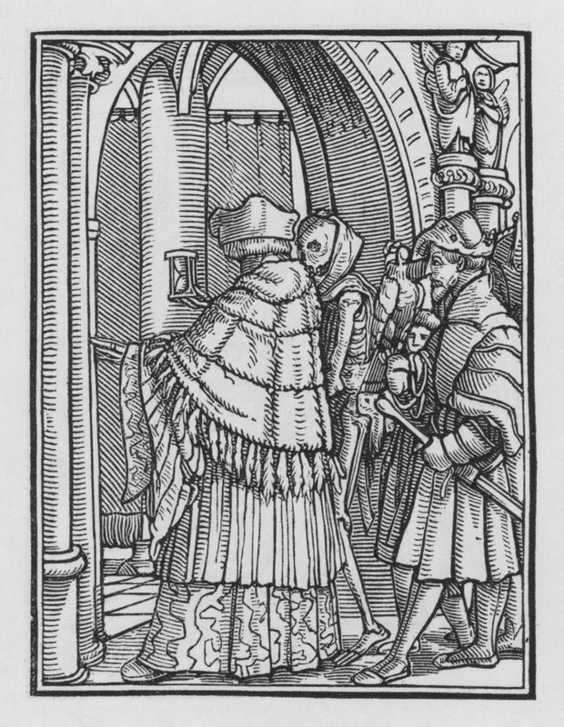La danza de la muerte: El Canónigo de Hans after Holbein the Younger