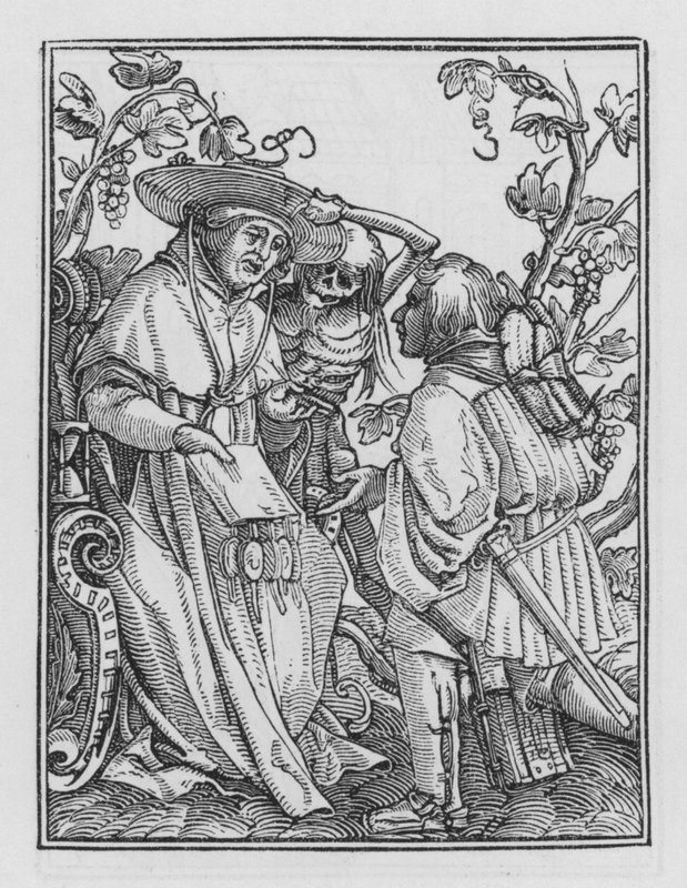 La danza de la muerte: El Cardenal de Hans after Holbein the Younger