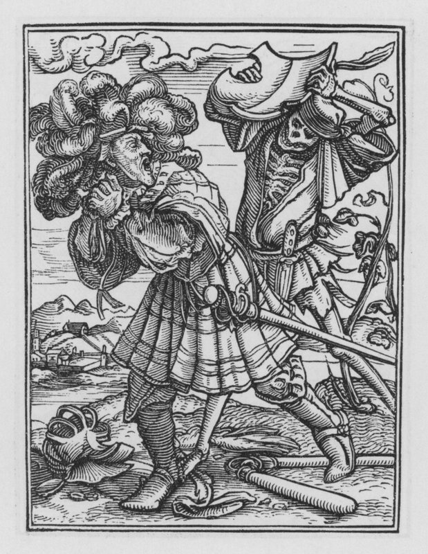 La danza de la muerte: El Conde de Hans after Holbein the Younger