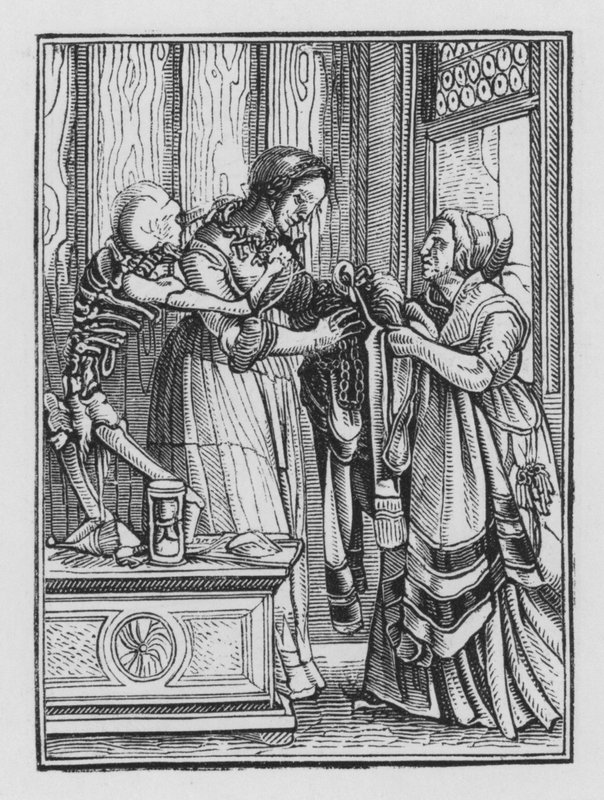 La danza de la muerte: La Condesa de Hans after Holbein the Younger