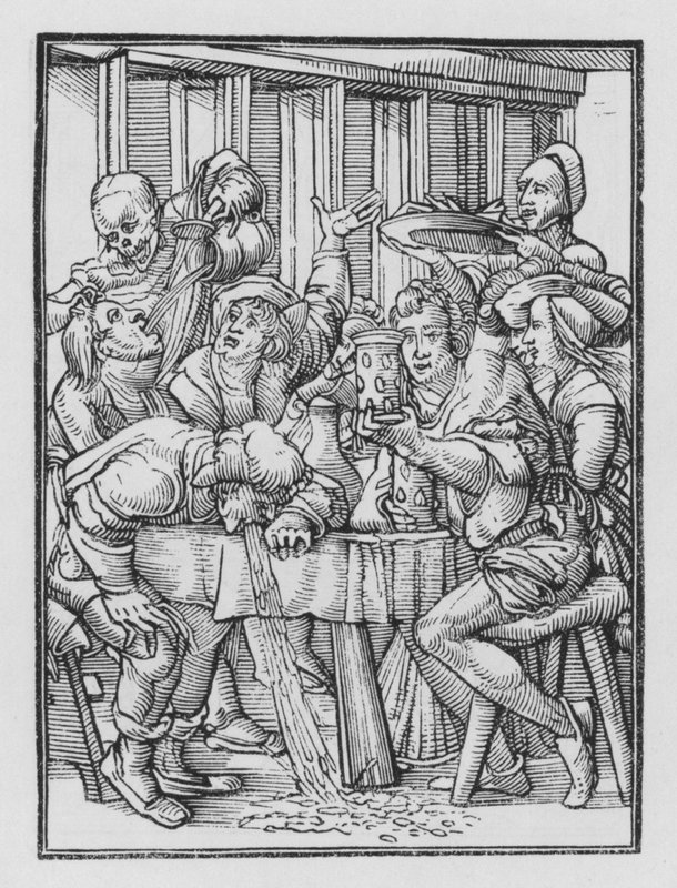 La danza de la muerte: Los Borrachos de Hans after Holbein the Younger