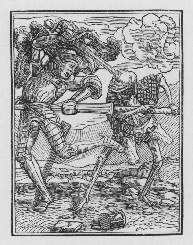 La danza de la muerte: El Caballero de Hans after Holbein the Younger