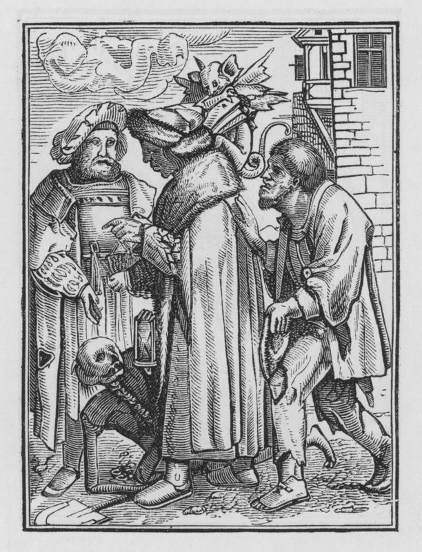 La danza de la muerte: El Magistrado de Hans after Holbein the Younger