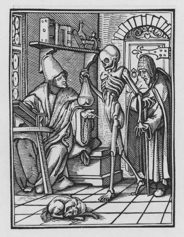 La danza de la muerte: El Médico de Hans after Holbein the Younger