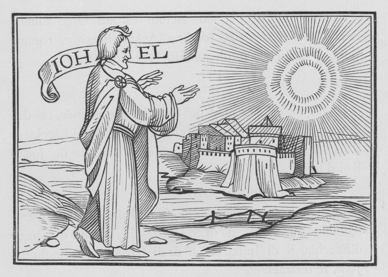 Joel predice la destrucción de Jerusalén, Joel I, 14 de Hans after Holbein the Younger