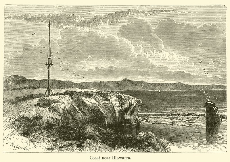 Costa cerca de Illawarra de Harden Sidney Melville