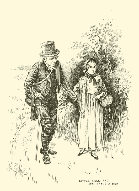 La Pequeña Nell y su Abuelo de Harold Copping