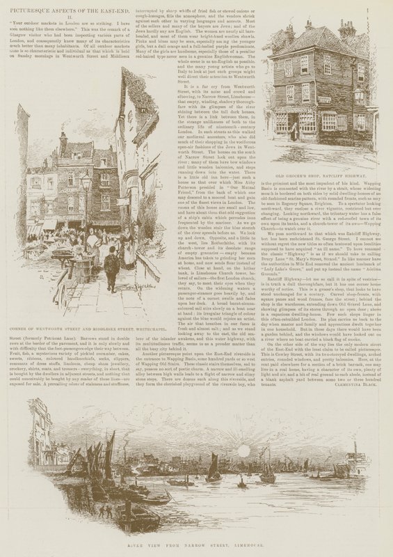 Aspectos pintorescos del East-End II de Harold Oakley