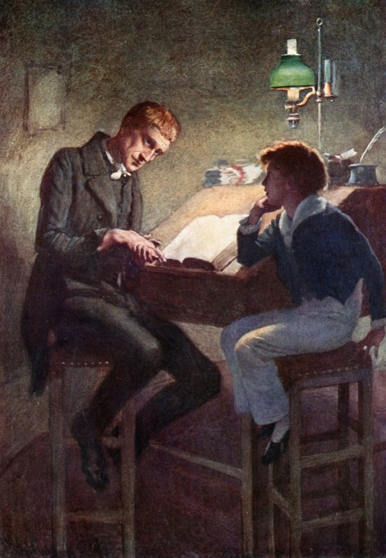 David Copperfield y Uriah Heep de Harold Copping