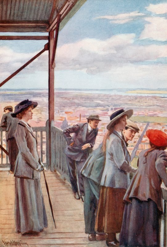 Desde el mirador, Mount Royal, Montreal de Harold Copping
