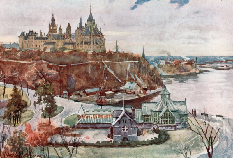 Casas del Parlamento, Ottawa de Harold Copping