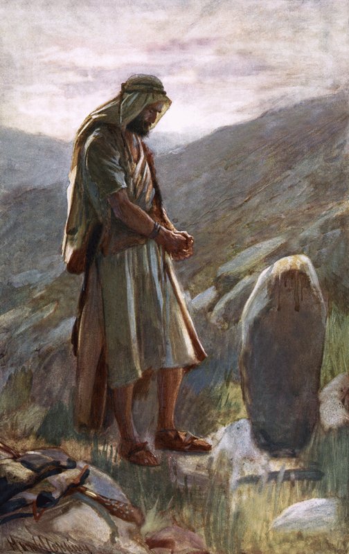 El voto de Jacob de Harold Copping