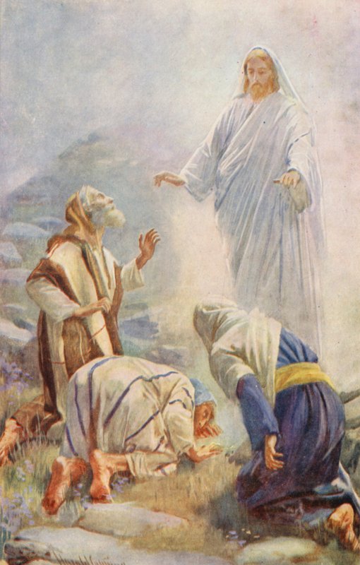 Nuevo Testamento: "Este es mi Hijo Amado" (litografía en color) de Harold Copping