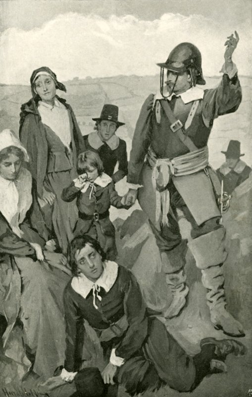 Peregrinos subiendo la colina de la dificultad de Harold Copping