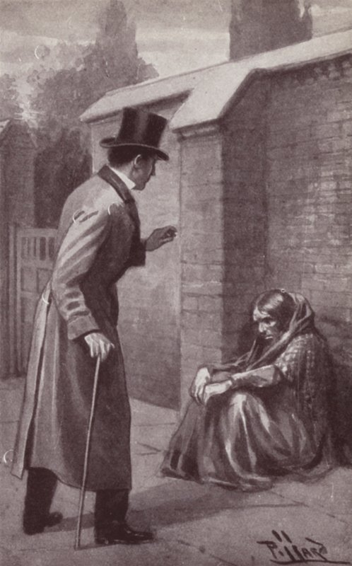Ilustración para El Misterio de Edwin Drood de Charles Dickens de Harold Hume Piffard