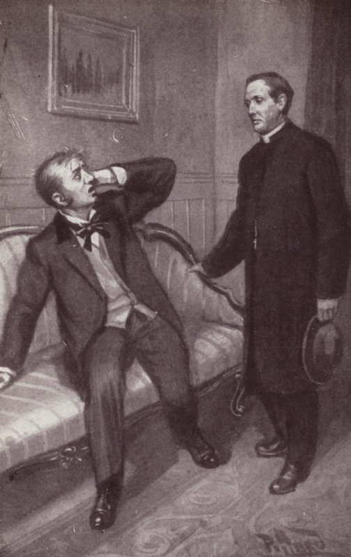 Ilustración para El Misterio de Edwin Drood de Charles Dickens de Harold Hume Piffard