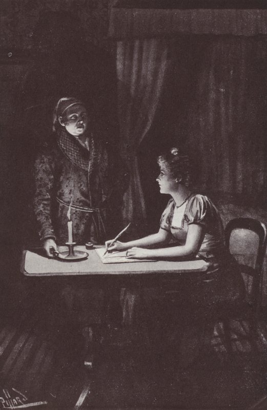 Ilustración para La feria de las vanidades de William Makepeace Thackeray de Harold Hume Piffard