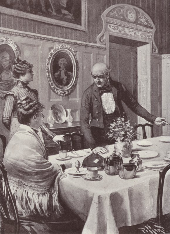 Ilustración para Vanity Fair de William Makepeace Thackeray de Harold Hume Piffard