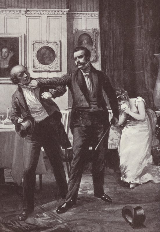 Ilustración para Vanity Fair de William Makepeace Thackeray de Harold Hume Piffard