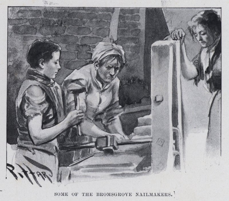 Algunos de los fabricantes de clavos de Bromsgrove de Harold Hume Piffard