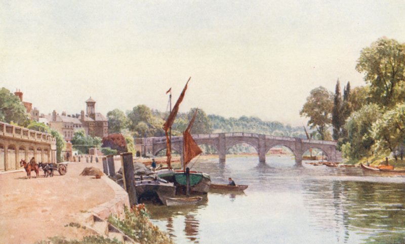 Richmond (litografía en color) de Harold Sutton Palmer