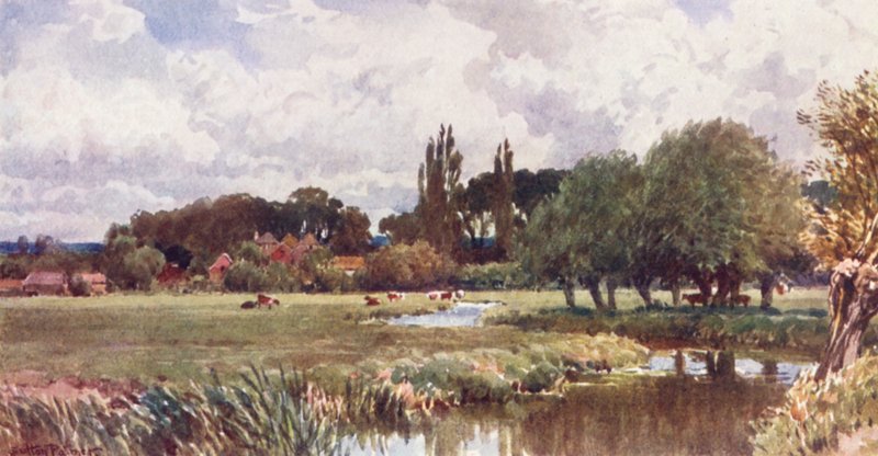 The Meads, Farnham (litografía en color) de Harold Sutton Palmer
