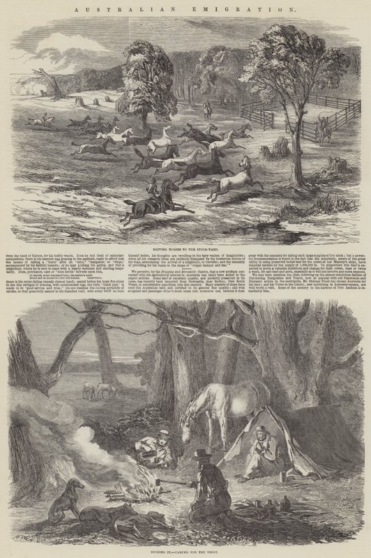 Emigración Australiana de Harrison William Weir