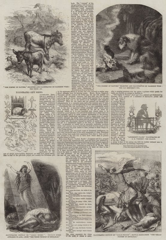 Libros de regalo ilustrados de Harrison William Weir