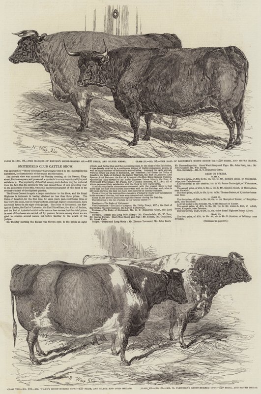 Exposición de Ganado del Club Smithfield de Harrison William Weir